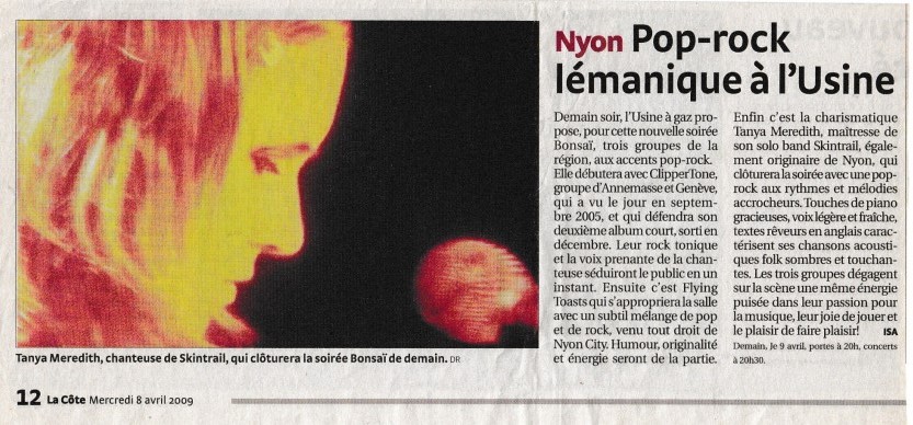 Journal local, La Côte